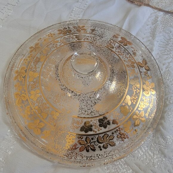 VTG 50s GEORGES BRIARD Fire King CHAFING DISH/CASSEROLE SERVING MCM - Picture 8 of 14